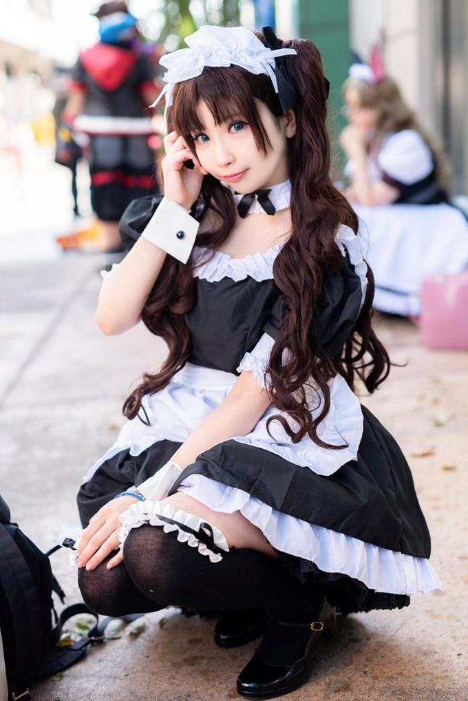 COS正片/日本樱花萌妹 柊 花音，萌化人心让人受不了！