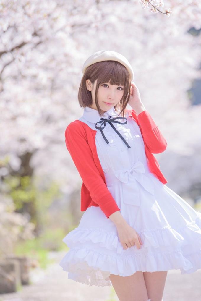 COS正片/日本樱花萌妹 柊 花音，萌化人心让人受不了！