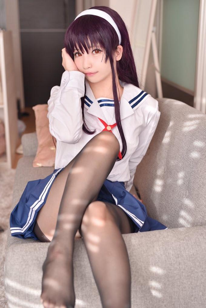 COS正片/日本樱花萌妹 柊 花音，萌化人心让人受不了！