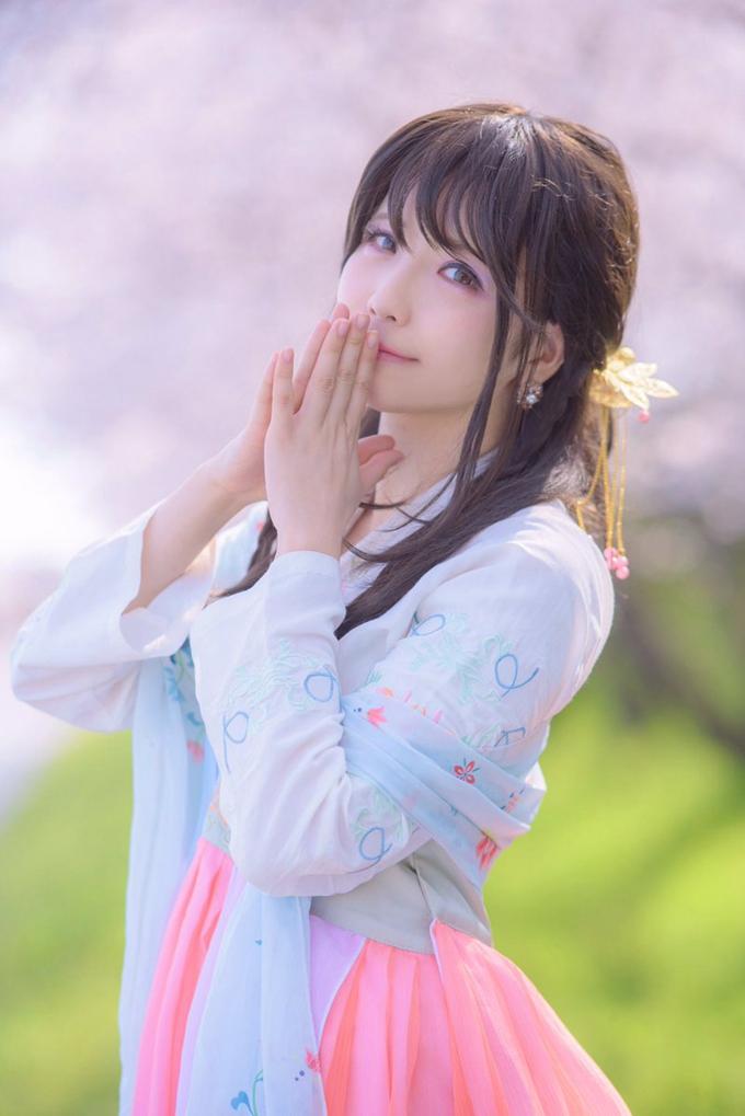COS正片/日本樱花萌妹 柊 花音，萌化人心让人受不了！