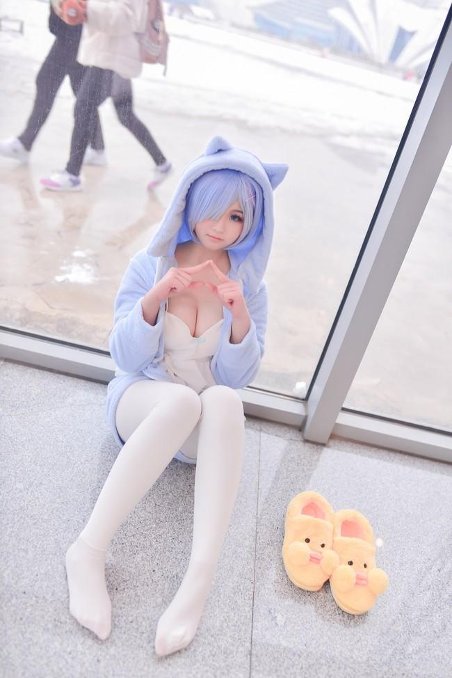 COS正片/Re：从零开始的异世界生活，雷姆睡衣 awsl ！