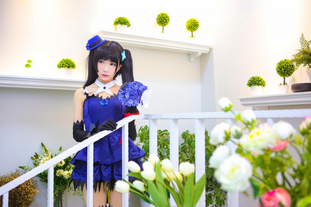 COS正片/散华礼弥 Tomoyo酱黑丝