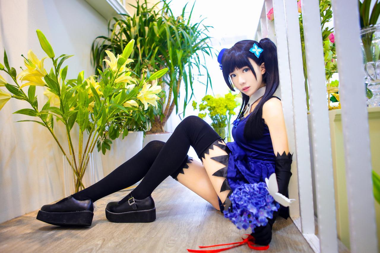 COS正片/散华礼弥 Tomoyo酱黑丝