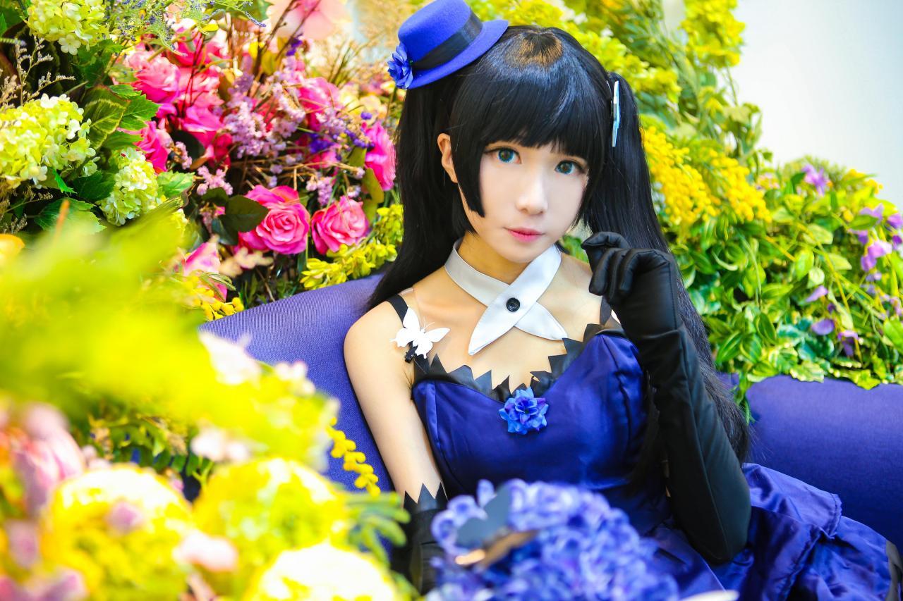 COS正片/散华礼弥 Tomoyo酱黑丝