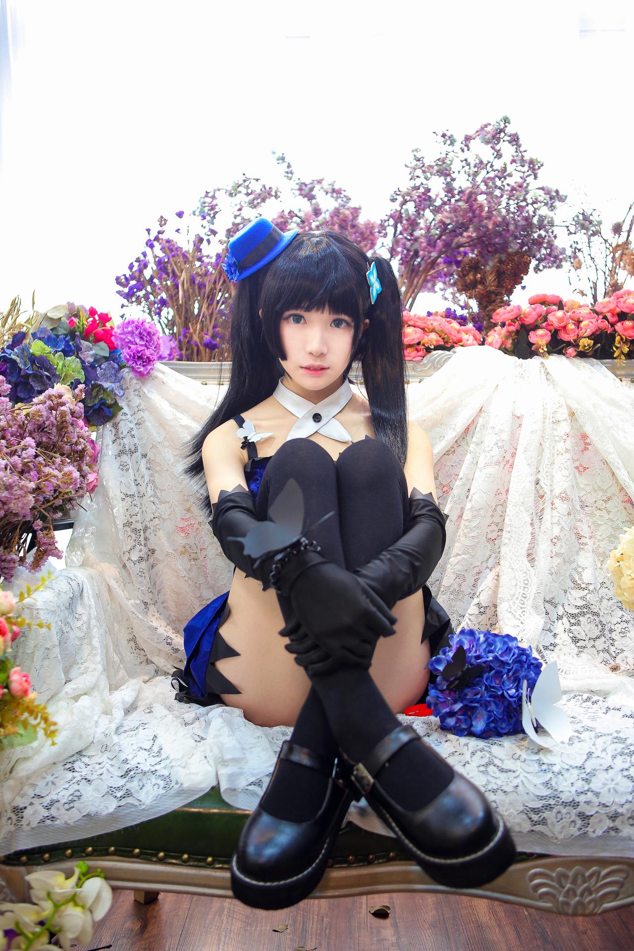 COS正片/散华礼弥 Tomoyo酱黑丝