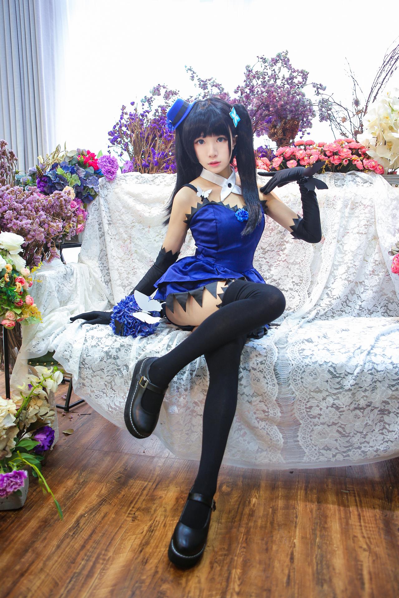 COS正片/散华礼弥 Tomoyo酱黑丝