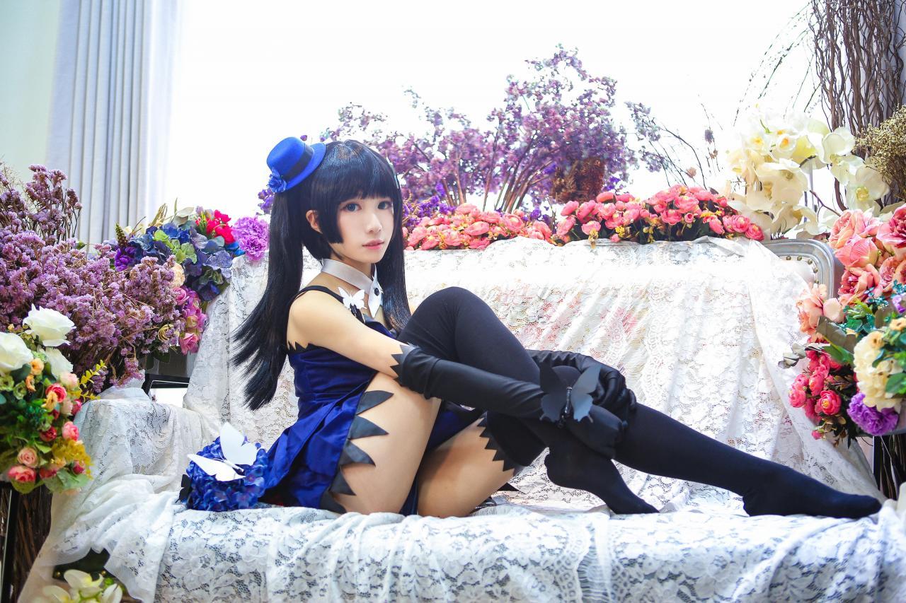 COS正片/散华礼弥 Tomoyo酱黑丝