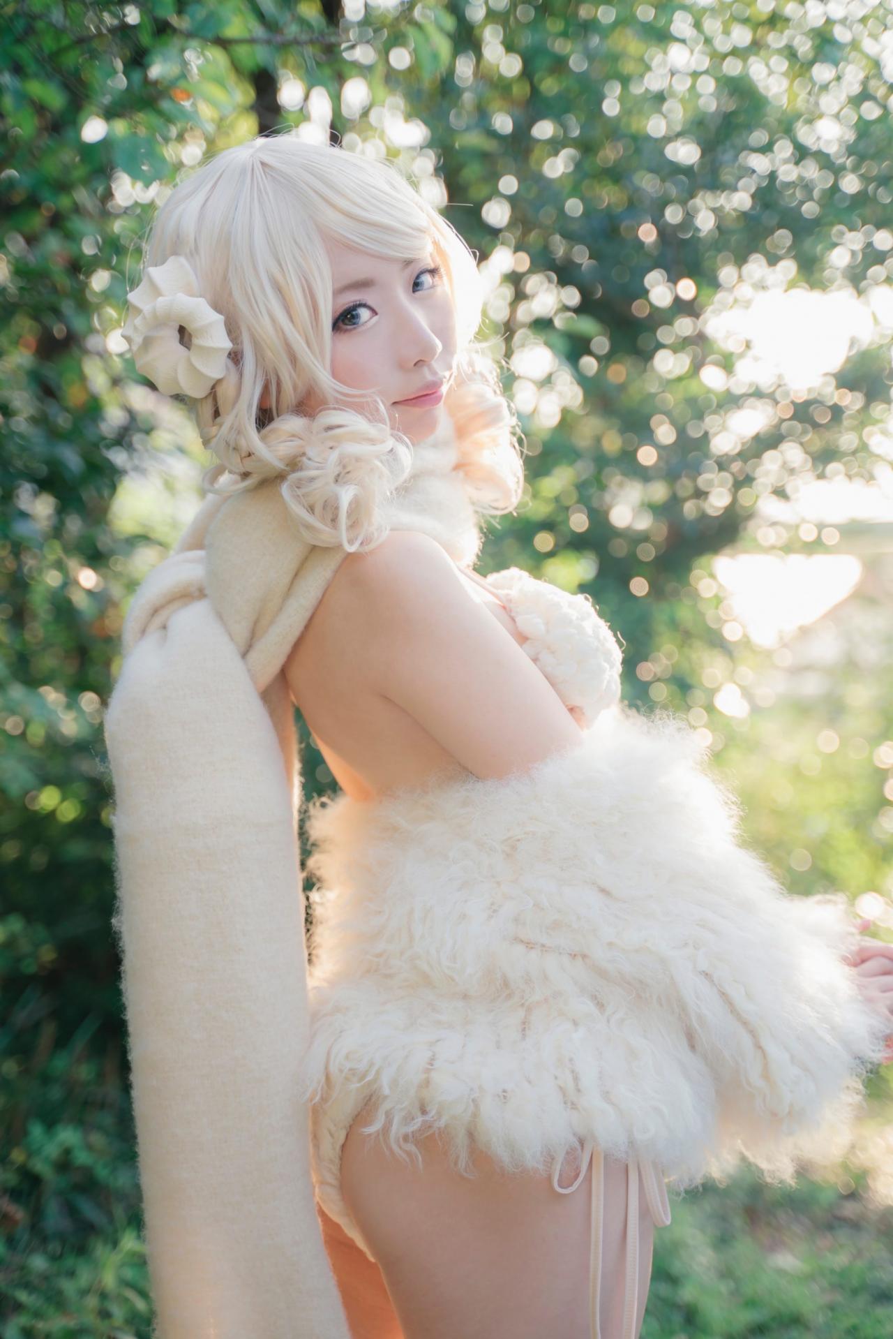 COS正片/11区ふれいあ写真图集 肌肤白嫩无暇清秀自然