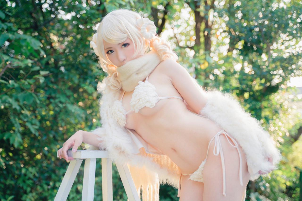 COS正片/11区ふれいあ写真图集 肌肤白嫩无暇清秀自然