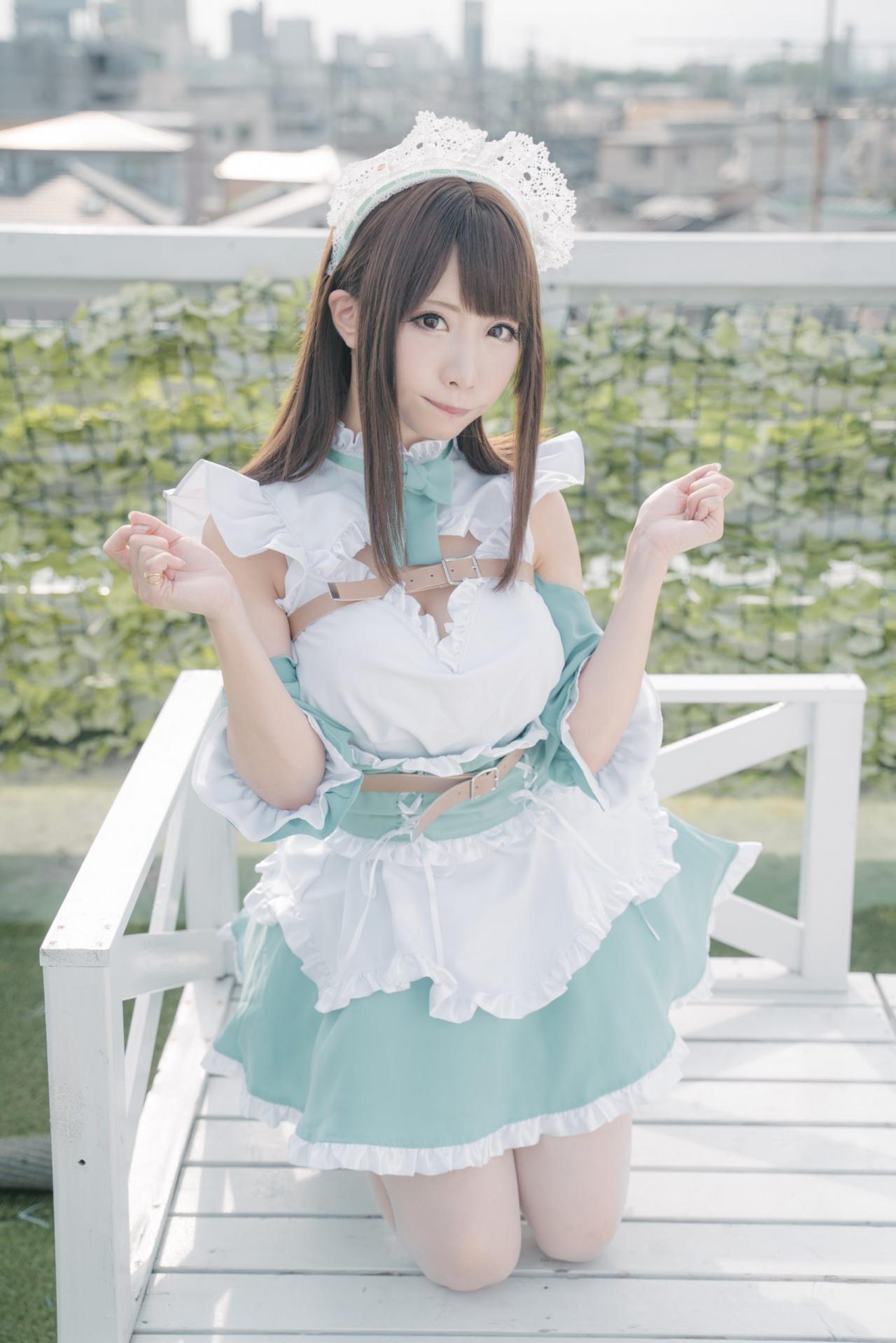 COS正片/11区ふれいあ写真图集 肌肤白嫩无暇清秀自然