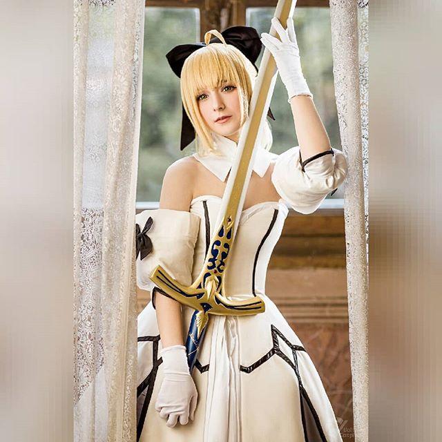 COS正片/意大利妹子COS美图集 打破次元壁的少女骑士