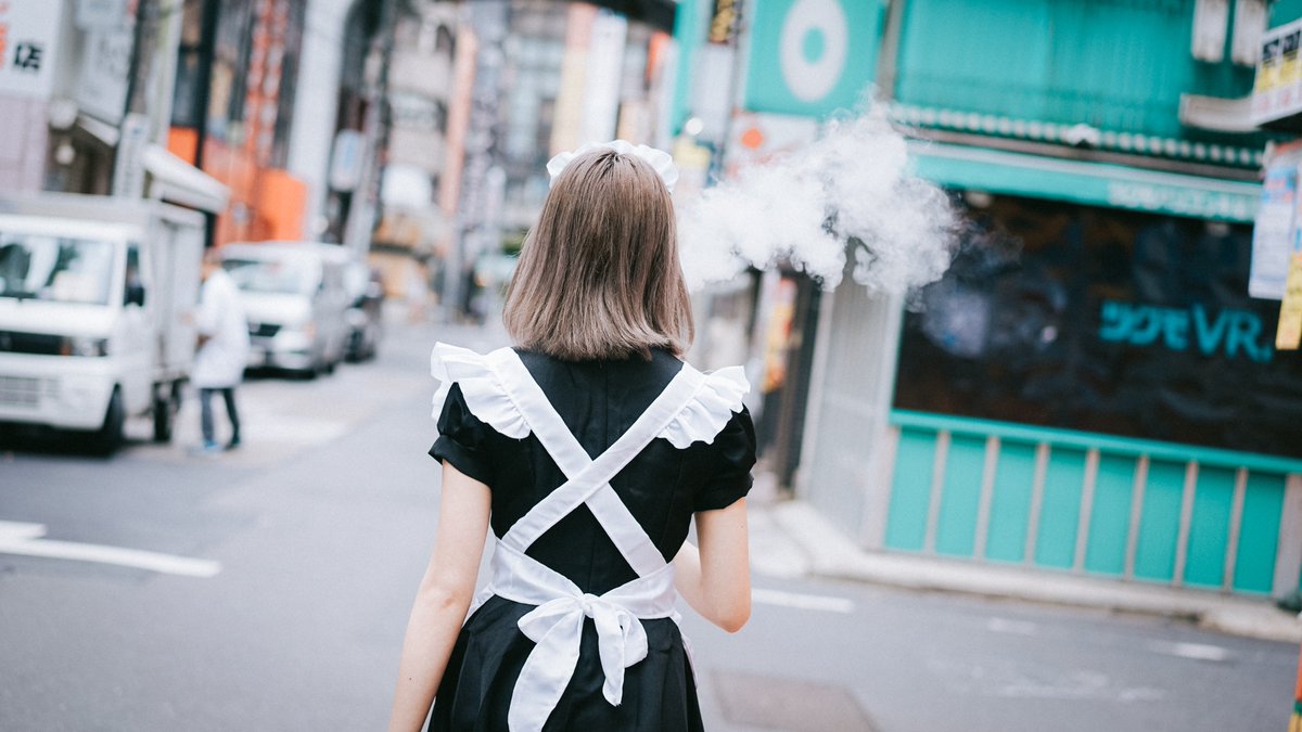 COS正片/秋叶原女仆街拍 帅气与社会兼备妹子们都要被掰弯了