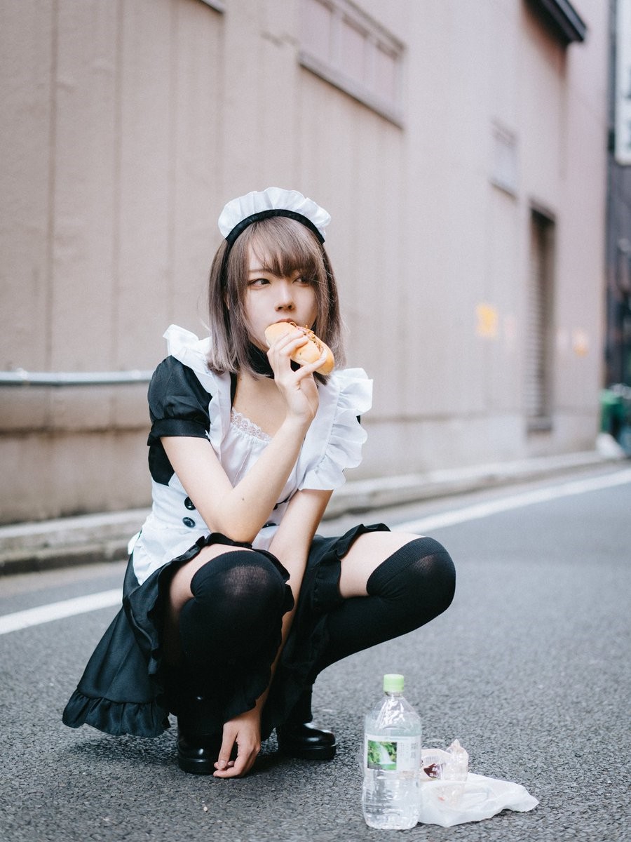 COS正片/秋叶原女仆街拍 帅气与社会兼备妹子们都要被掰弯了