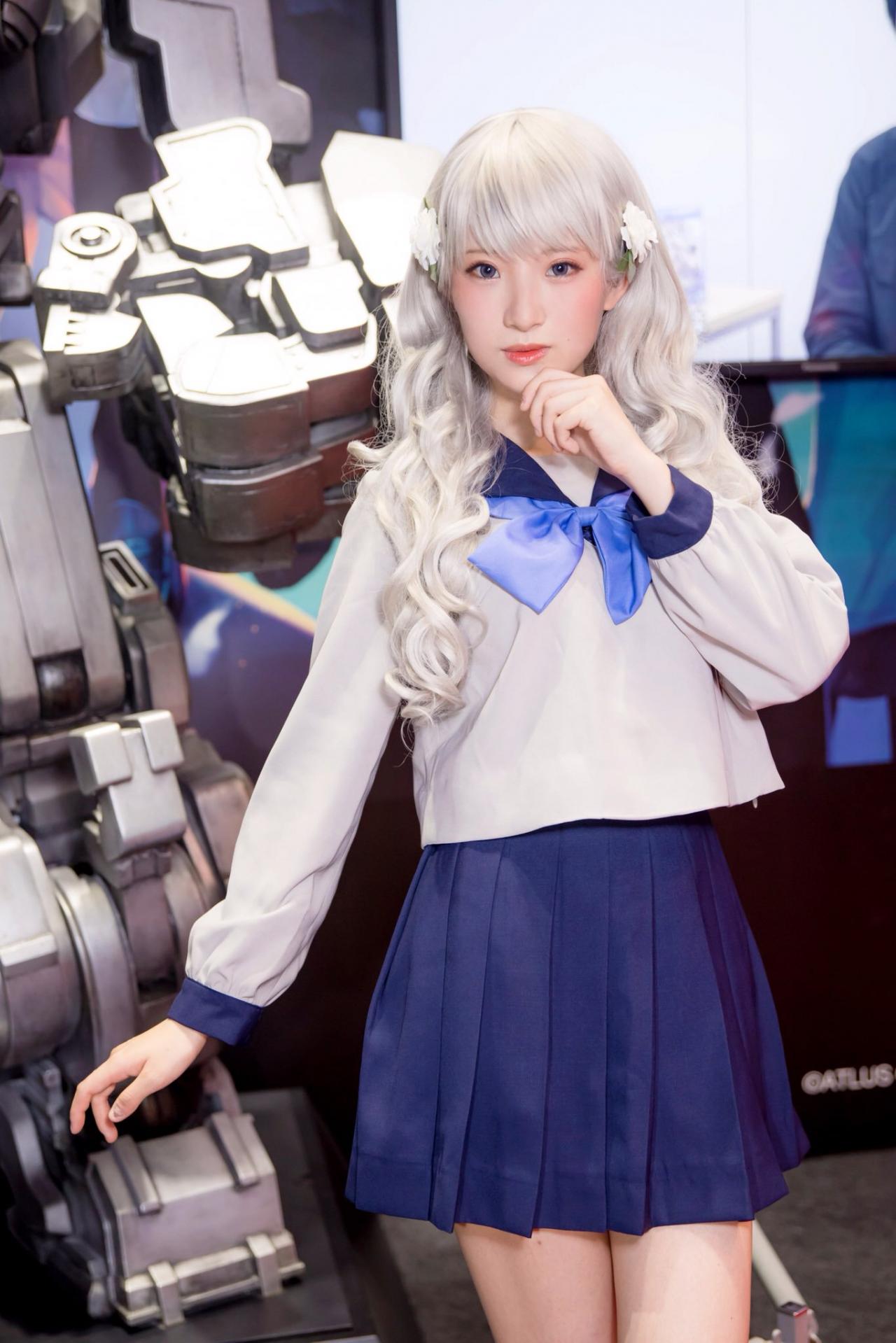 COS正片/日本超萌妹子清凉泳装COS赏 非常甜美可爱性感！