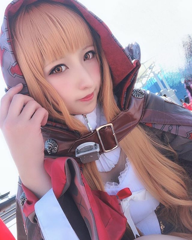 COS正片/岛国美女Coser作品集 我还是先喝瓶营养快线吧！