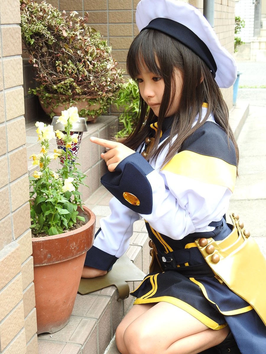 COS正片/日本超可爱小女孩COSER-ほわ，从小开始的COS生活