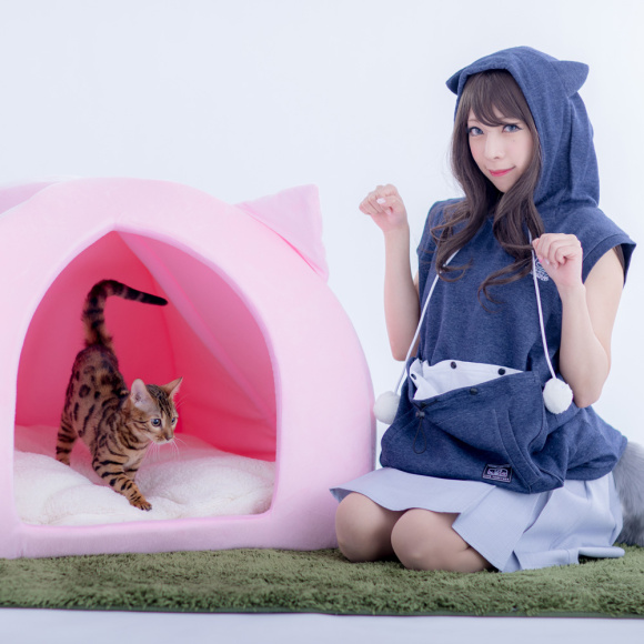 COS正片/宫本彩希 猫耳娘 兽人小屋，这也太可爱了吧 awsl