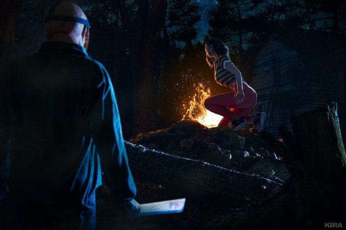 《十三号星期五》杰森/淡定姐COS 如何逃出生天