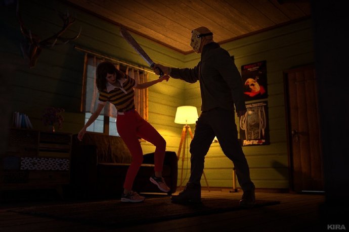 《十三号星期五》杰森/淡定姐COS 如何逃出生天