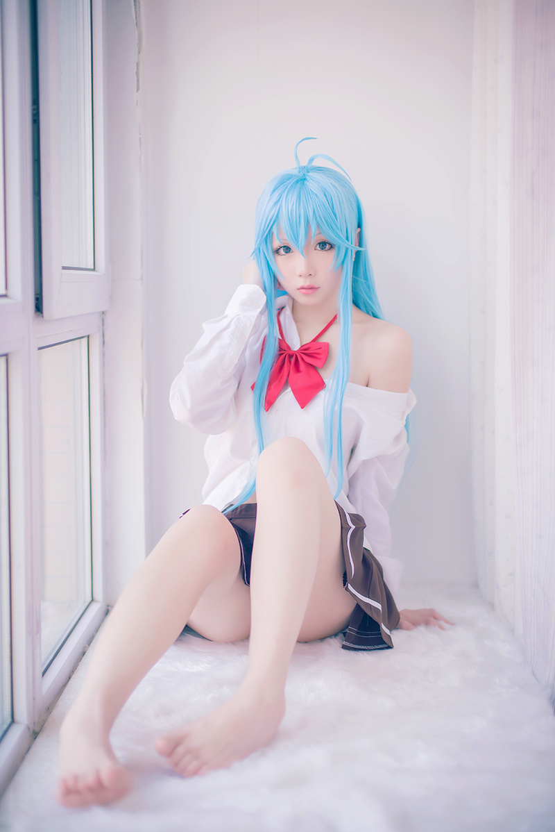 COS正片/电波女与青春男 藤和艾莉欧