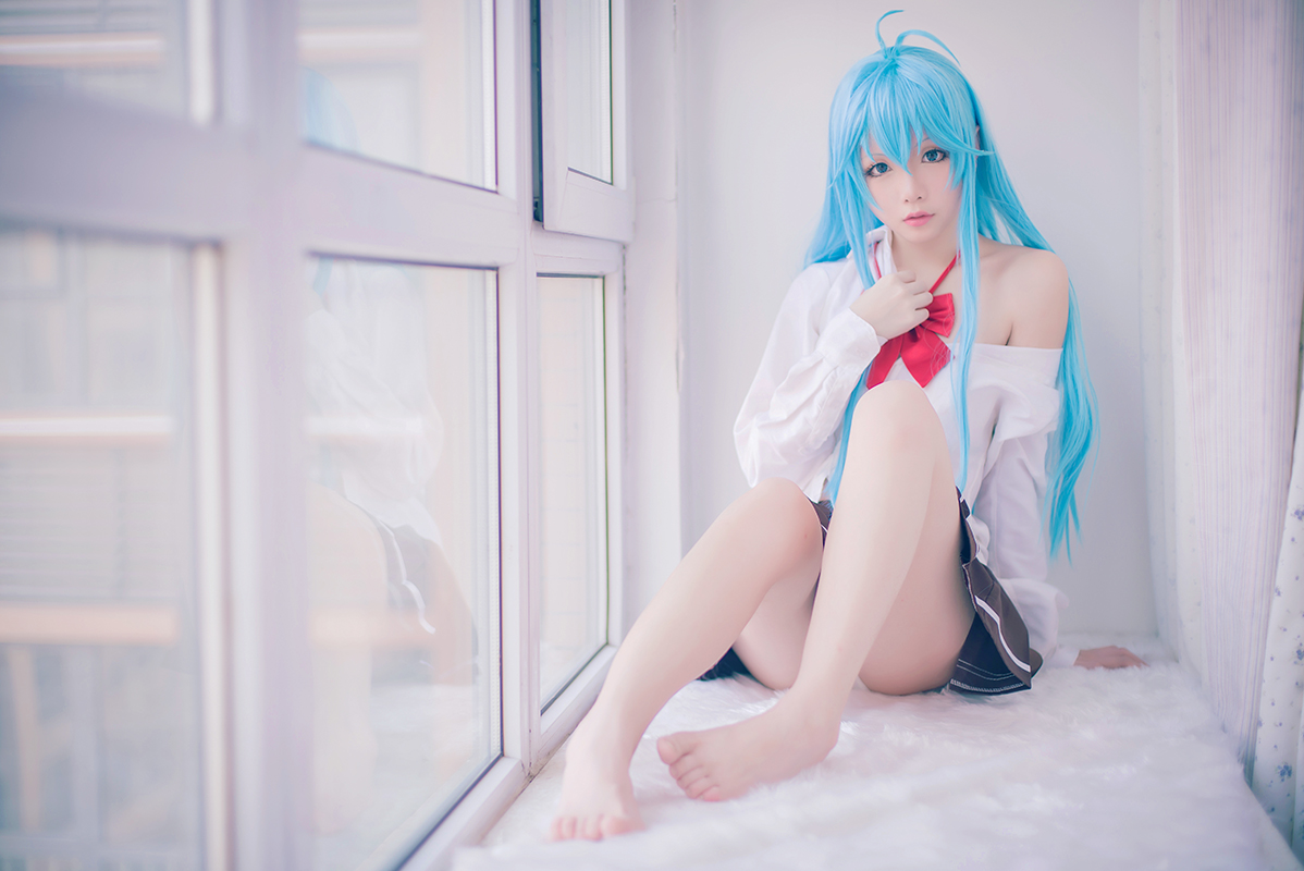 COS正片/电波女与青春男 藤和艾莉欧