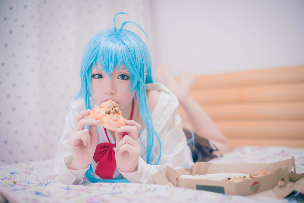 COS正片/电波女与青春男 藤和艾莉欧