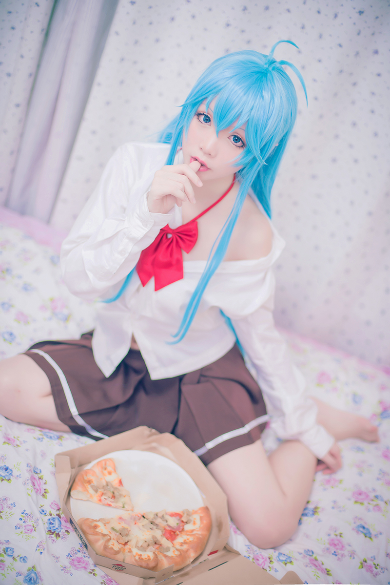 COS正片/电波女与青春男 藤和艾莉欧