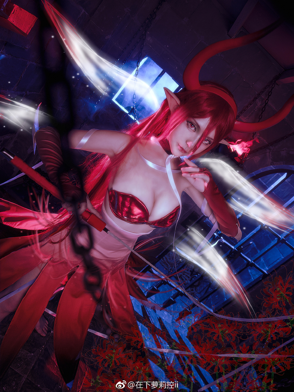 COS正片/超凡欧派百变鸽王-在下萝莉控ii（魔王）