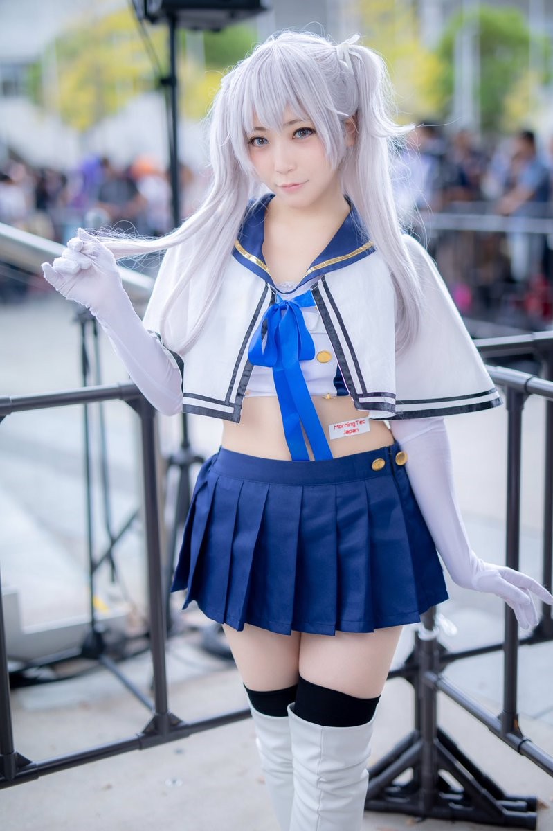 COS正片/樱花妹 星乃まみ 福利cos 贫乳也诱人！