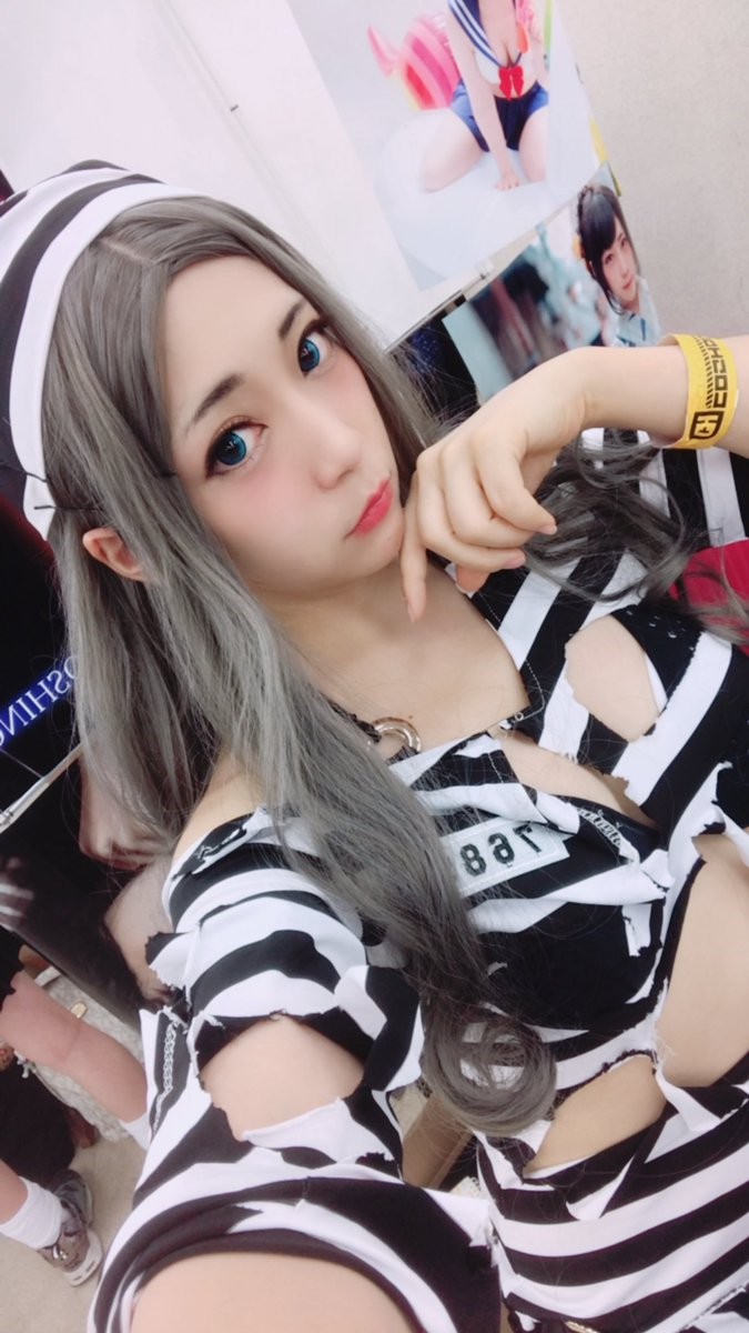 COS正片/樱花妹 星乃まみ 福利cos 贫乳也诱人！