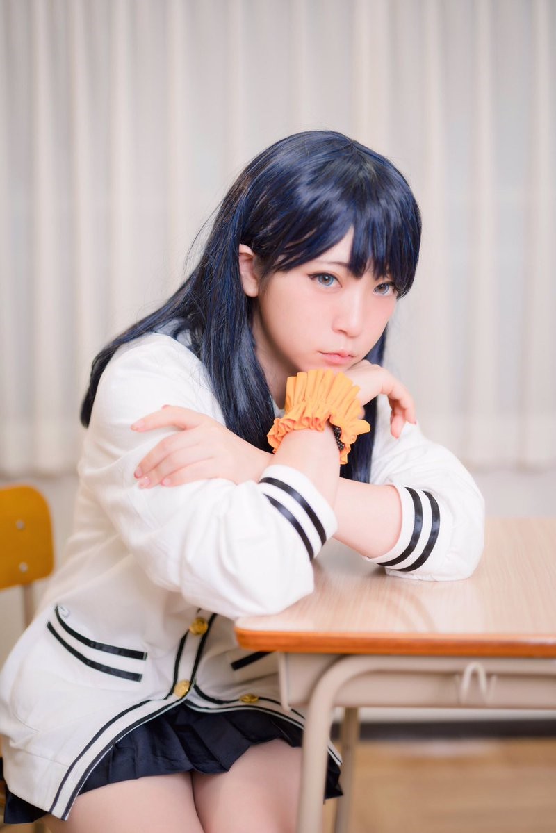 COS正片/樱花妹 星乃まみ 福利cos 贫乳也诱人！