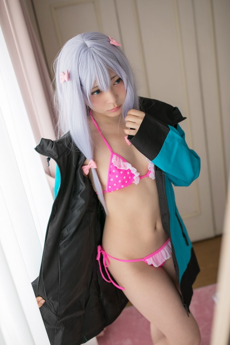 COS正片/樱花妹 星乃まみ 福利cos 贫乳也诱人！