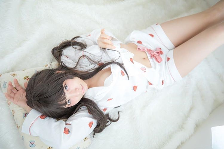 COS正片/樱花妹 星乃まみ 福利cos 贫乳也诱人！