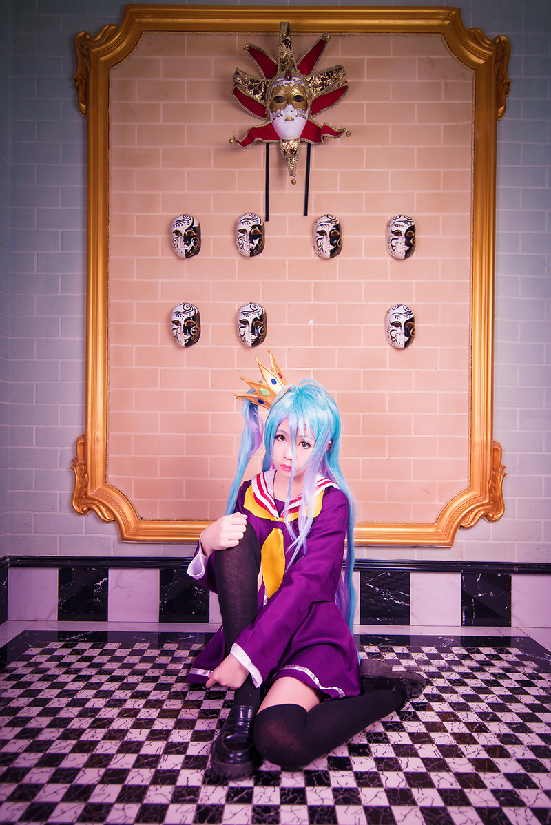 COS正片/NO GAME NO LIFE/游戏人生 一抹多 白（しろ）