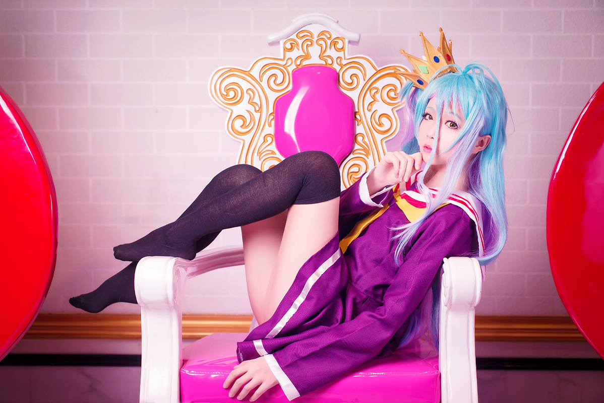 COS正片/NO GAME NO LIFE/游戏人生 一抹多 白（しろ）