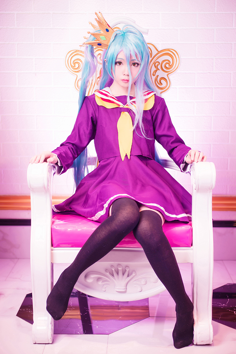 COS正片/NO GAME NO LIFE/游戏人生 一抹多 白（しろ）