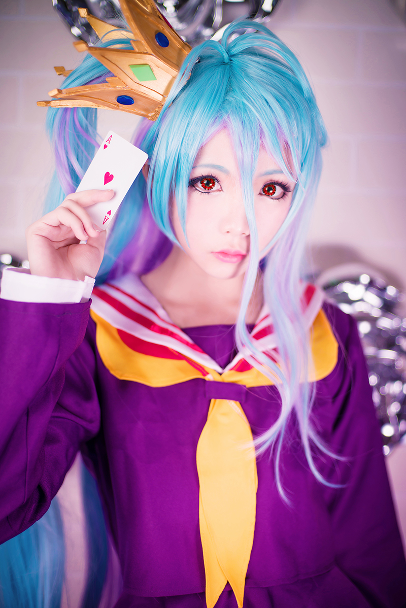 COS正片/NO GAME NO LIFE/游戏人生 一抹多 白（しろ）