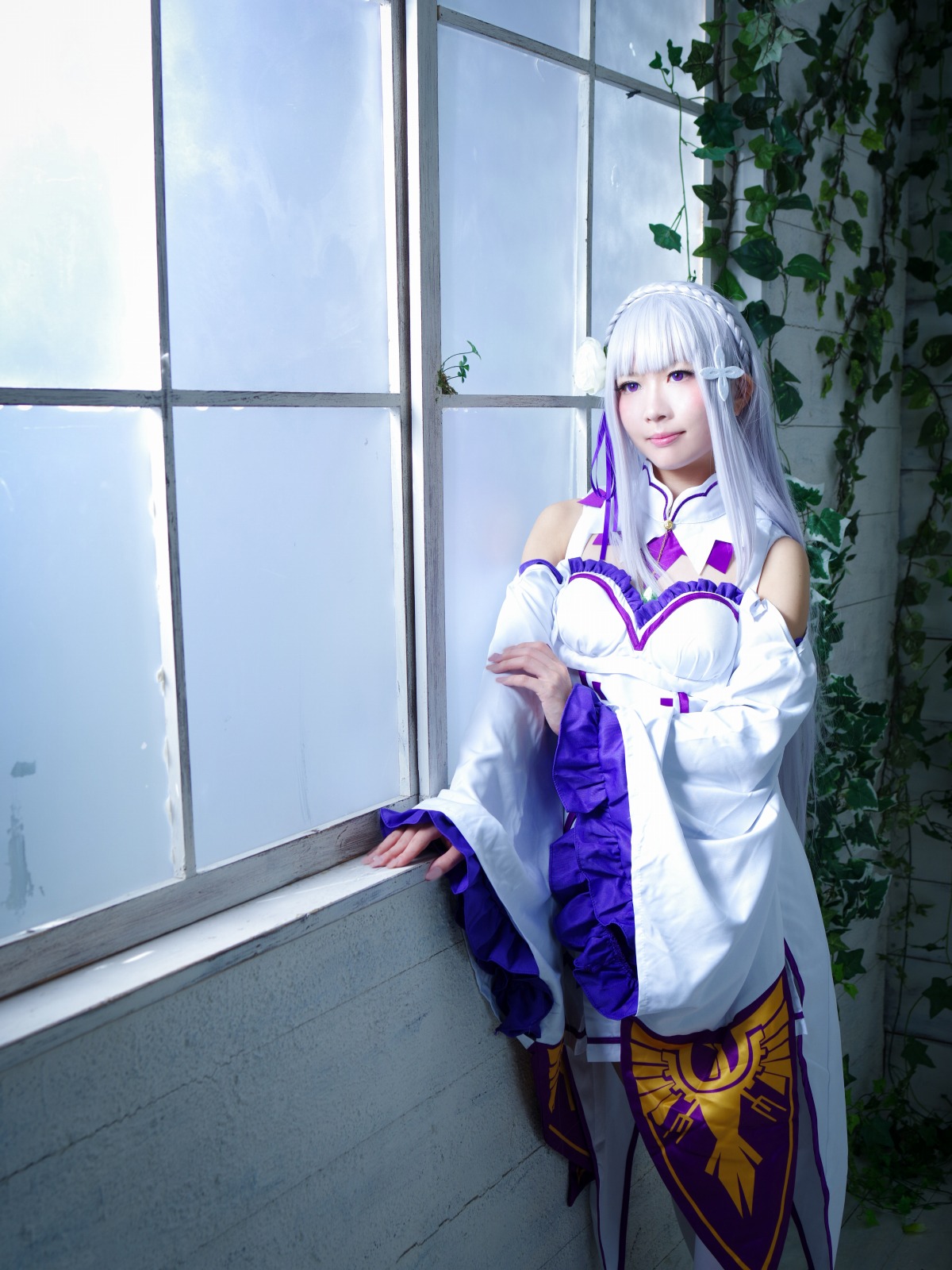 COS正片/Mari Konoe扮演《Re:0》准备睡觉的 爱蜜莉雅酱！