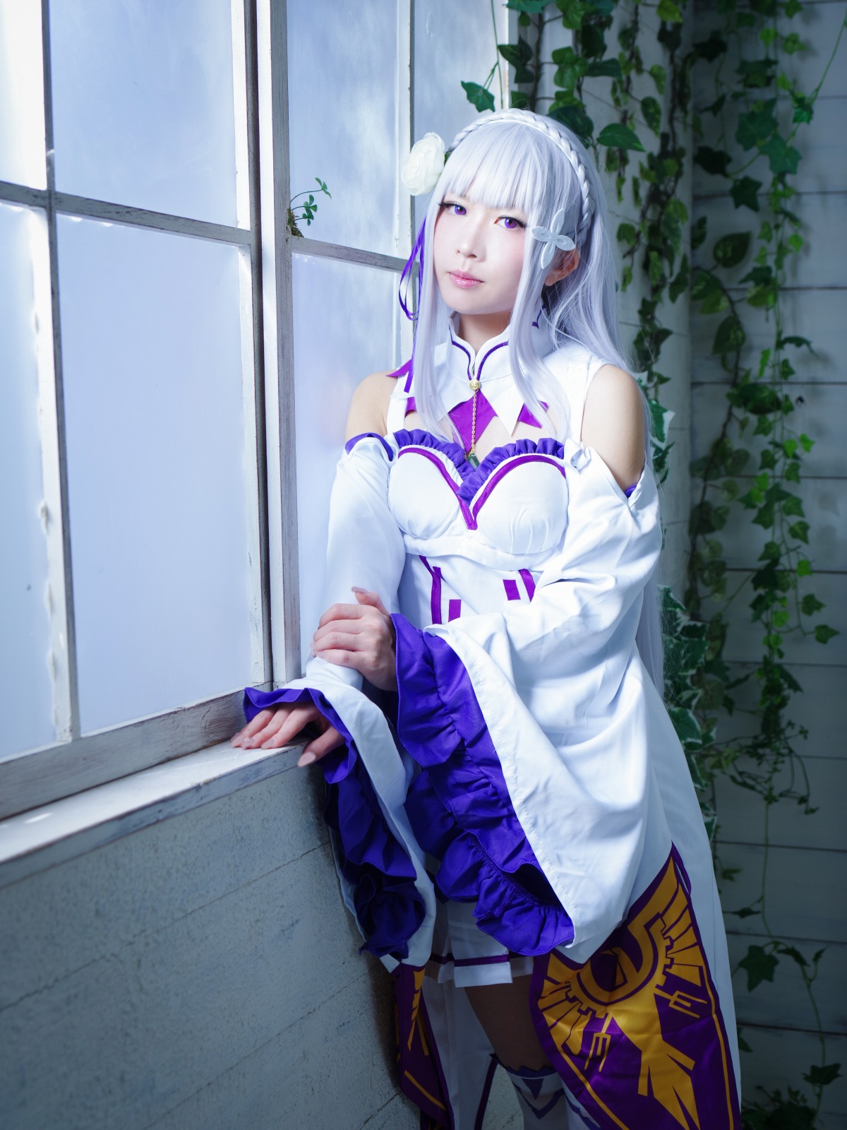 COS正片/Mari Konoe扮演《Re:0》准备睡觉的 爱蜜莉雅酱！