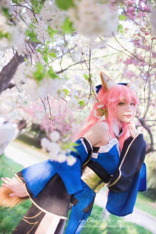 白天和晚上的小玉 《Fate/Grand Order》玉藻前cosplay