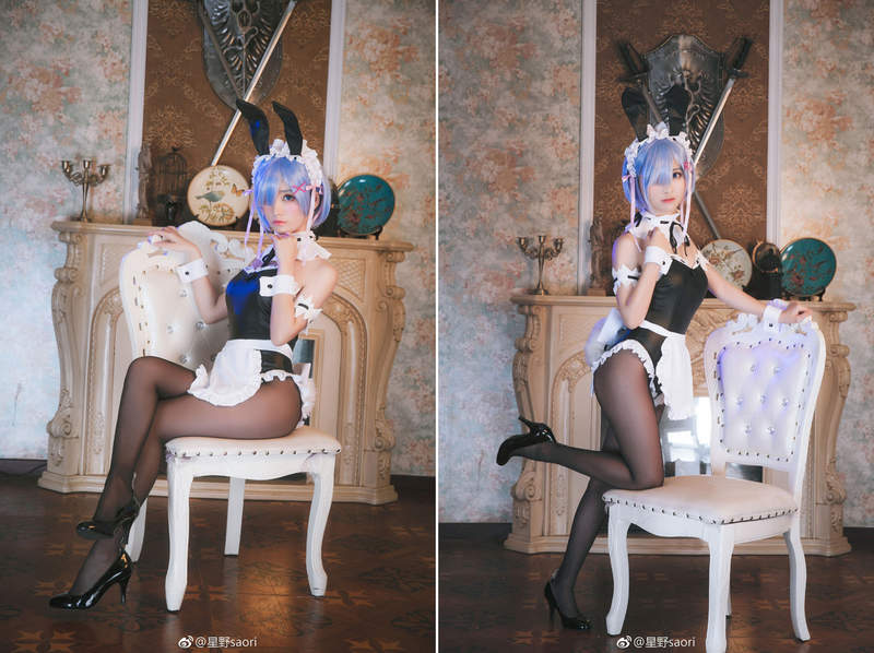 COS正片/星野saori《碧蓝航线》这个泳装我认为有很高的防御力