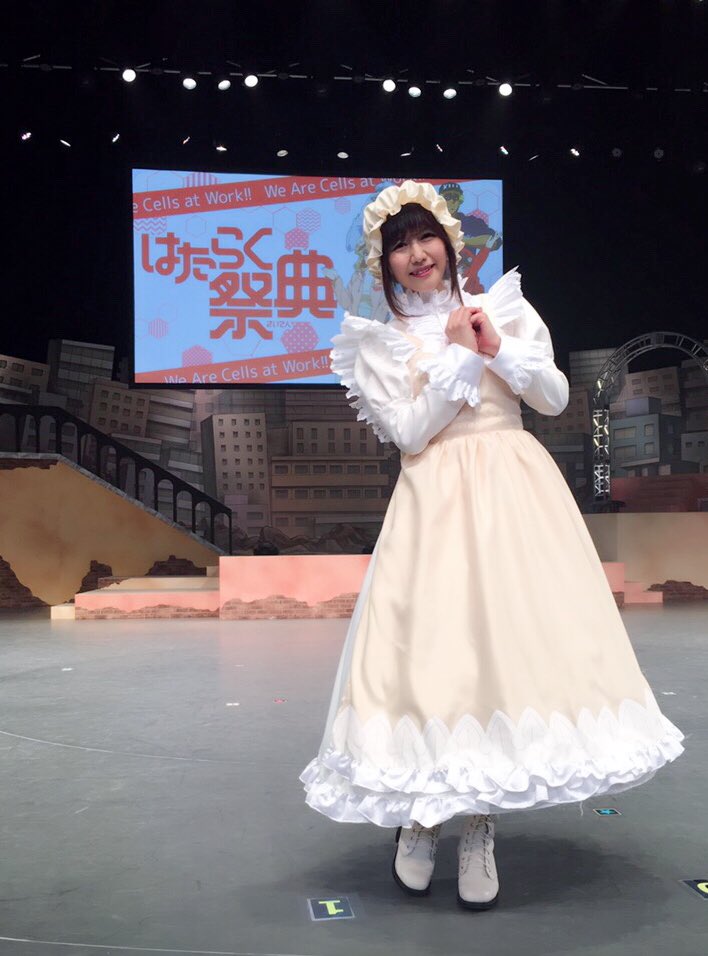 【COSPLAY】花泽香菜扮演《工作细胞》红血球 声优COS神还原！