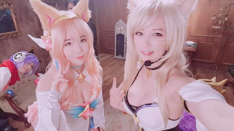 这么可爱一定是男孩子《Sneaky与螺旋猫Cosplay合作》四种Skin阿璃任君挑选～