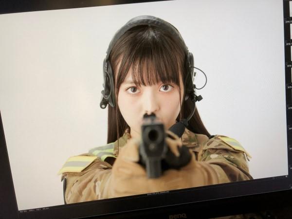 COS正片/美女声优，上坂堇迷人军装！