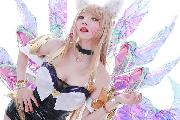 COS正片/前螺旋貓成員「K/DA」阿狸，Miyuko這造型真不得了..