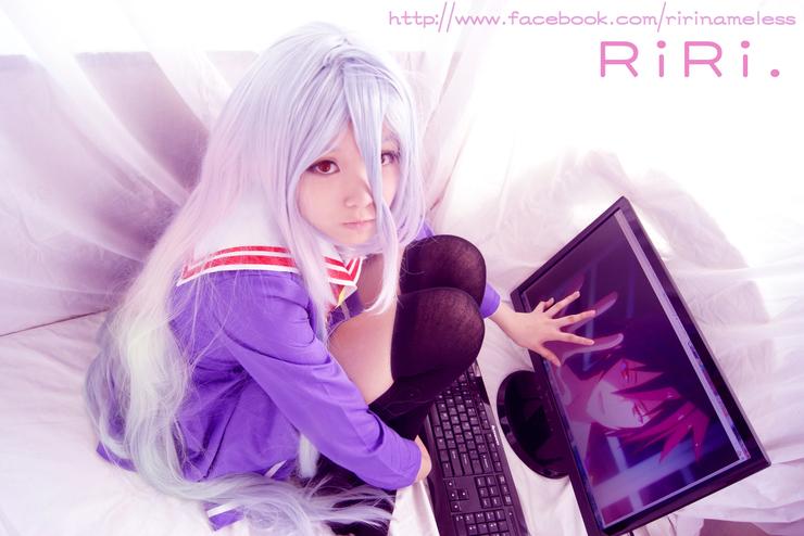 【RiRi☆電気系魔法少女】游戏人生 – 白 COS欣赏！