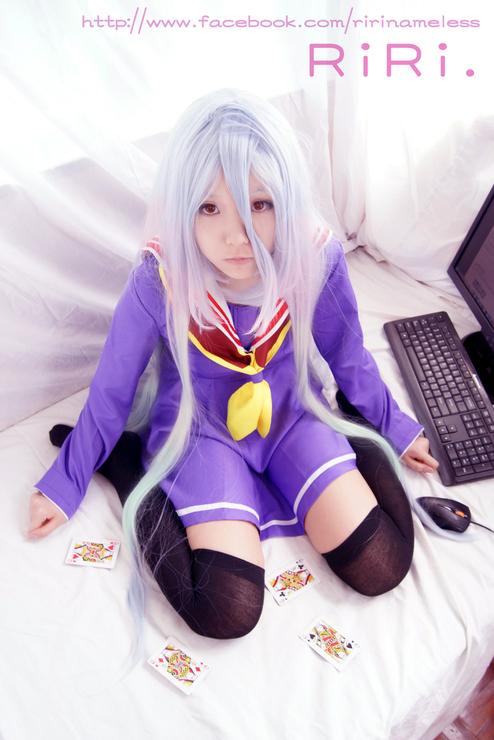 【RiRi☆電気系魔法少女】游戏人生 – 白 COS欣赏！