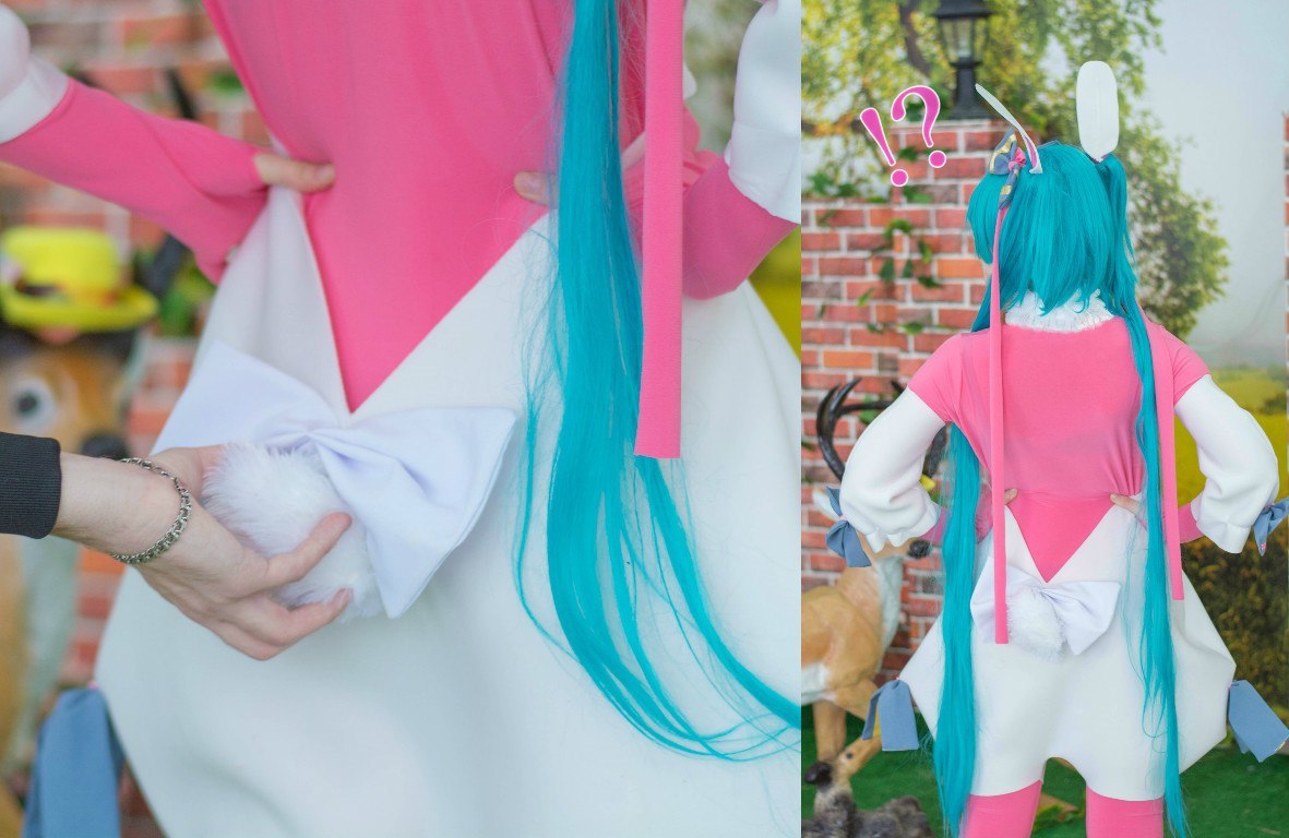 【Saya Scarlet】一位来自俄罗斯的小姐姐 粉色兔耳初音，太…太萌了！