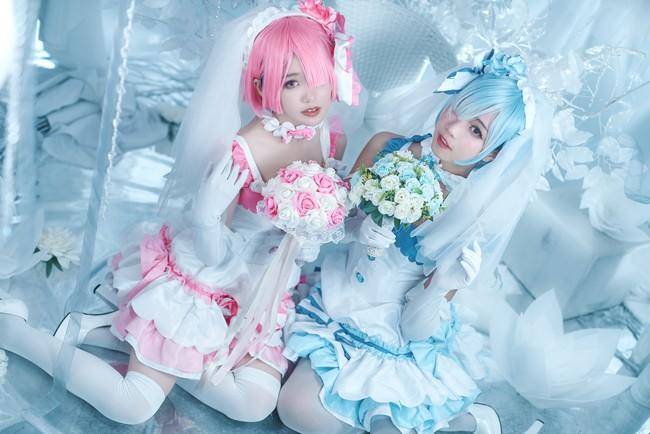 Cosplay福利/蕾姆 拉姆绝对领域 Cn：面羊 土星