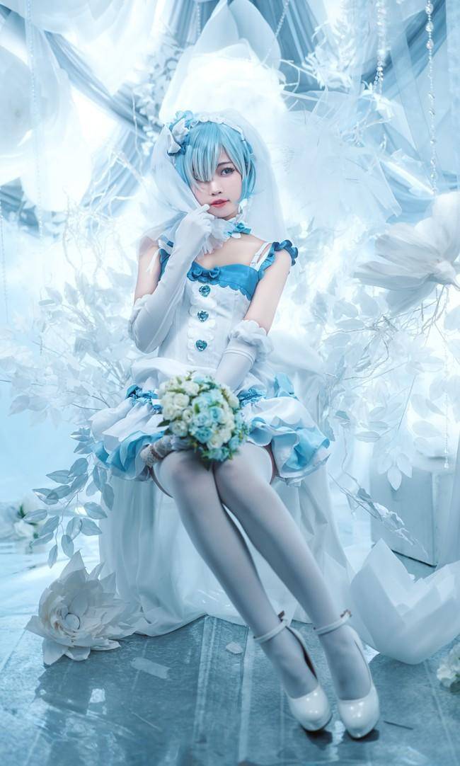 Cosplay福利/蕾姆 拉姆绝对领域 Cn：面羊 土星